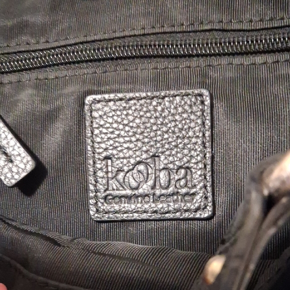 Kooba Classic Black Leather Shoulder Bag - Picture 2 of 10